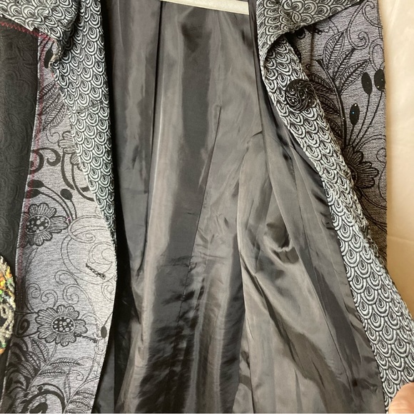 Blazer Mixed Media Patchwork by Zashi Size Small - Picture 11 of 12